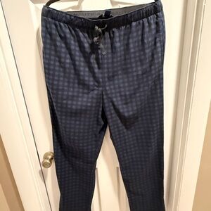 Nautica Men's Navy Checkered Pajama Pants